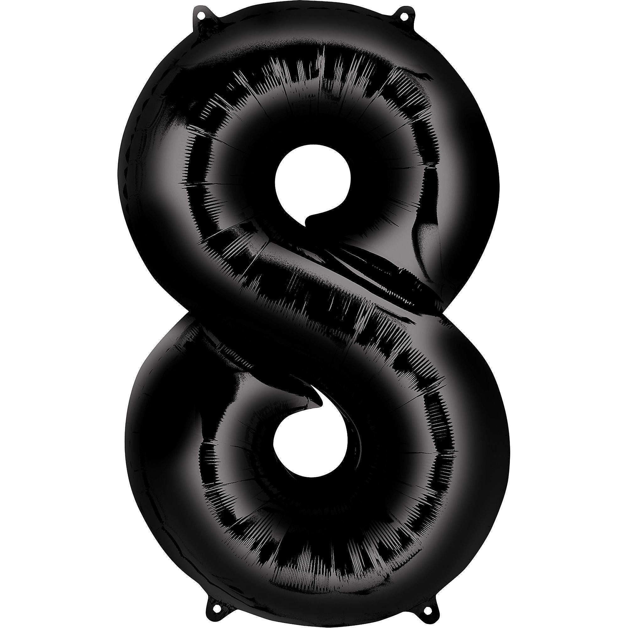 34in Number (0-9) Balloon, Assorted Colors